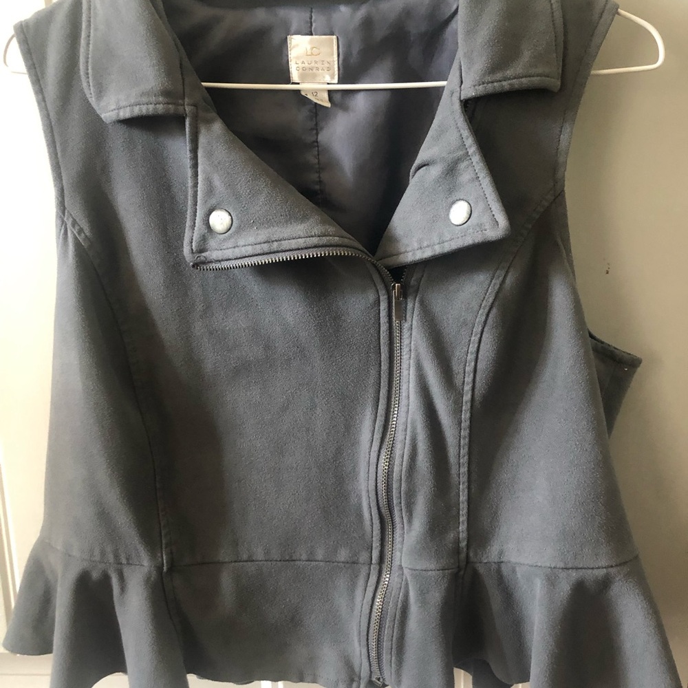 Lauren Conrad suede vest